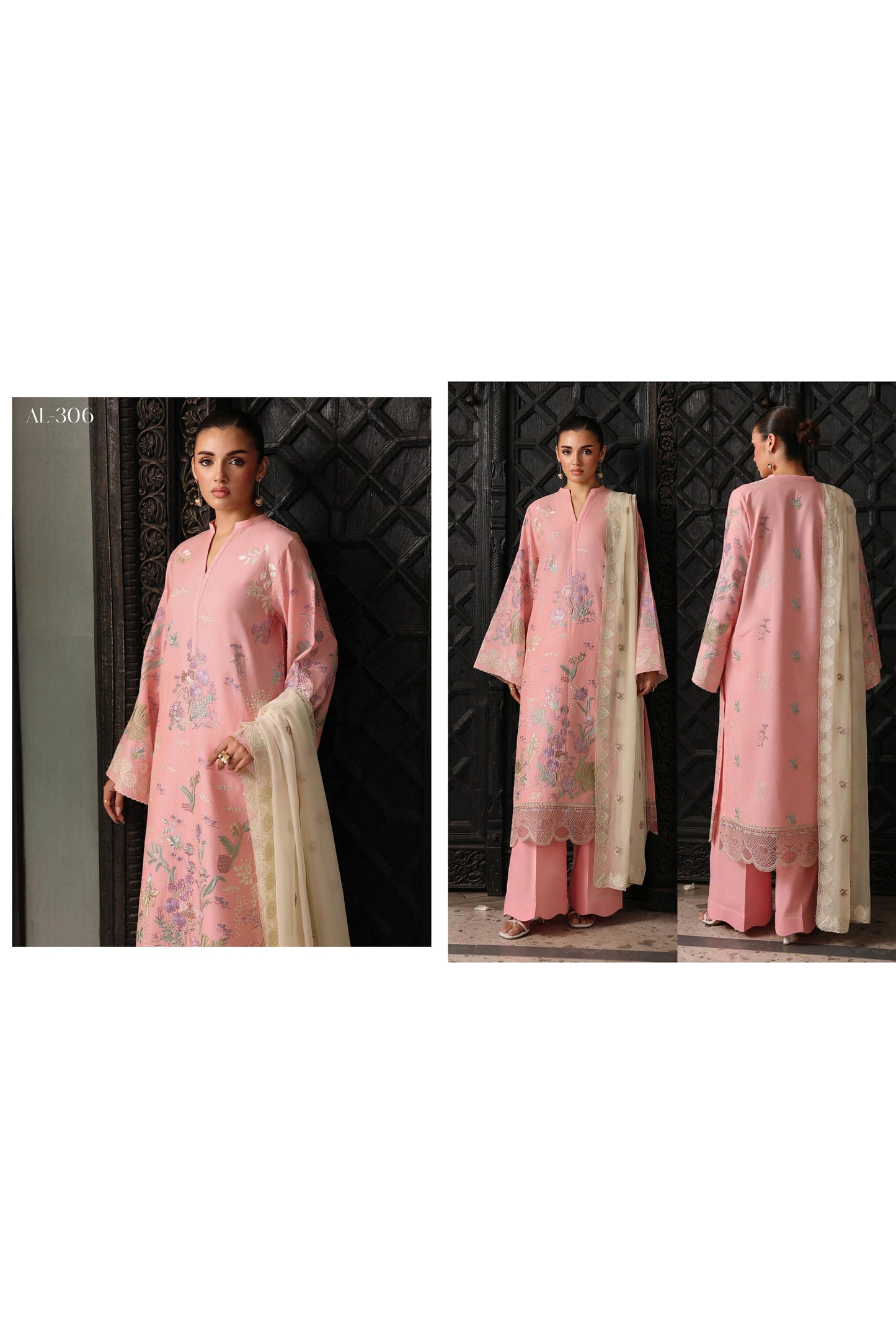 [ SUIT G ] - RAMSHA AFSANAH ROSA ESSENTIAL LAWN EMBROIDERED COLLECTION 2026
