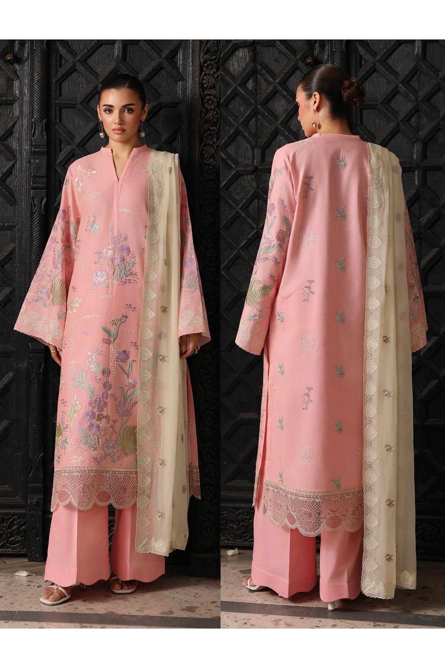 [ SUIT G ] - RAMSHA AFSANAH ROSA ESSENTIAL LAWN EMBROIDERED COLLECTION 2026