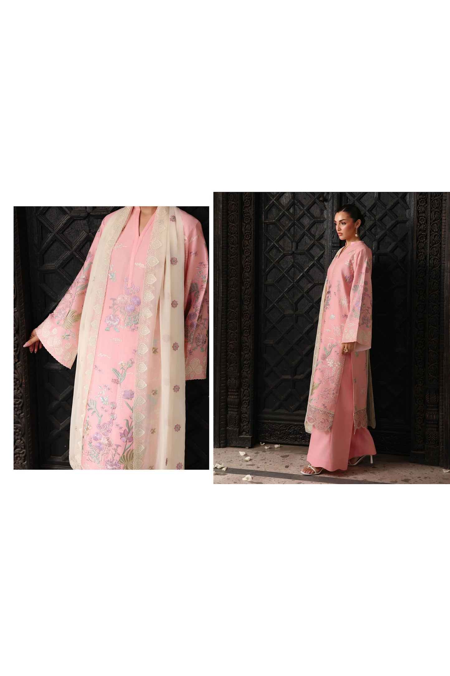 [ SUIT G ] - RAMSHA AFSANAH ROSA ESSENTIAL LAWN EMBROIDERED COLLECTION 2026