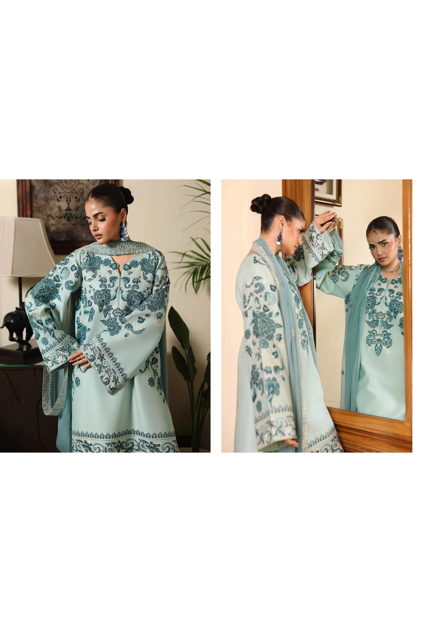 [ SUIT H ] - RAMSHA AFSANAH ROSA ESSENTIAL LAWN EMBROIDERED COLLECTION 2026