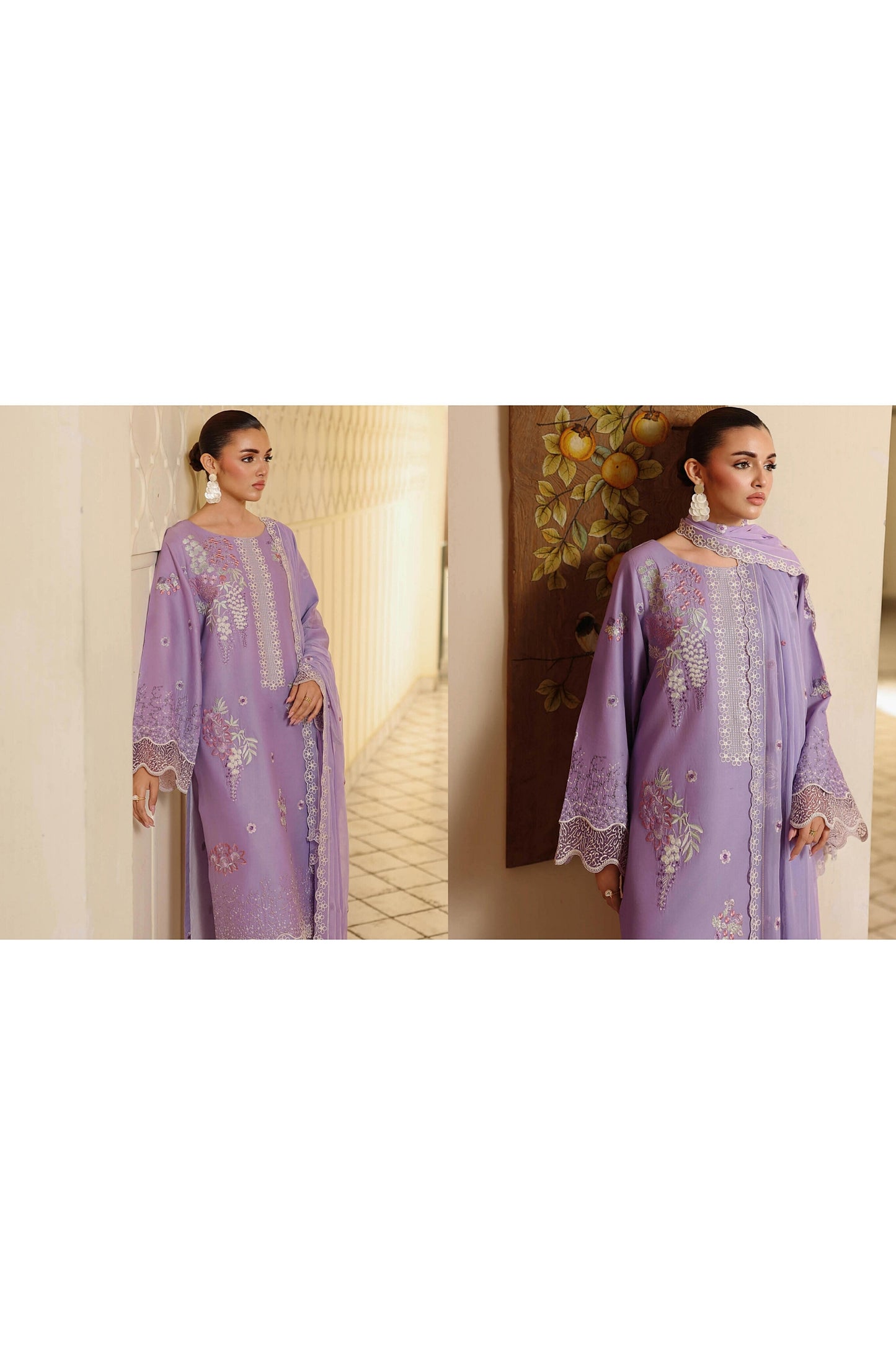 [ SUIT I ] - RAMSHA AFSANAH ROSA ESSENTIAL LAWN EMBROIDERED COLLECTION 2026