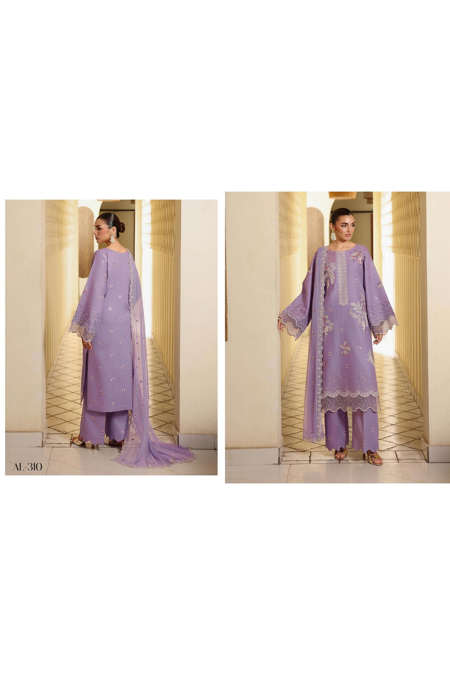 [ SUIT I ] - RAMSHA AFSANAH ROSA ESSENTIAL LAWN EMBROIDERED COLLECTION 2026