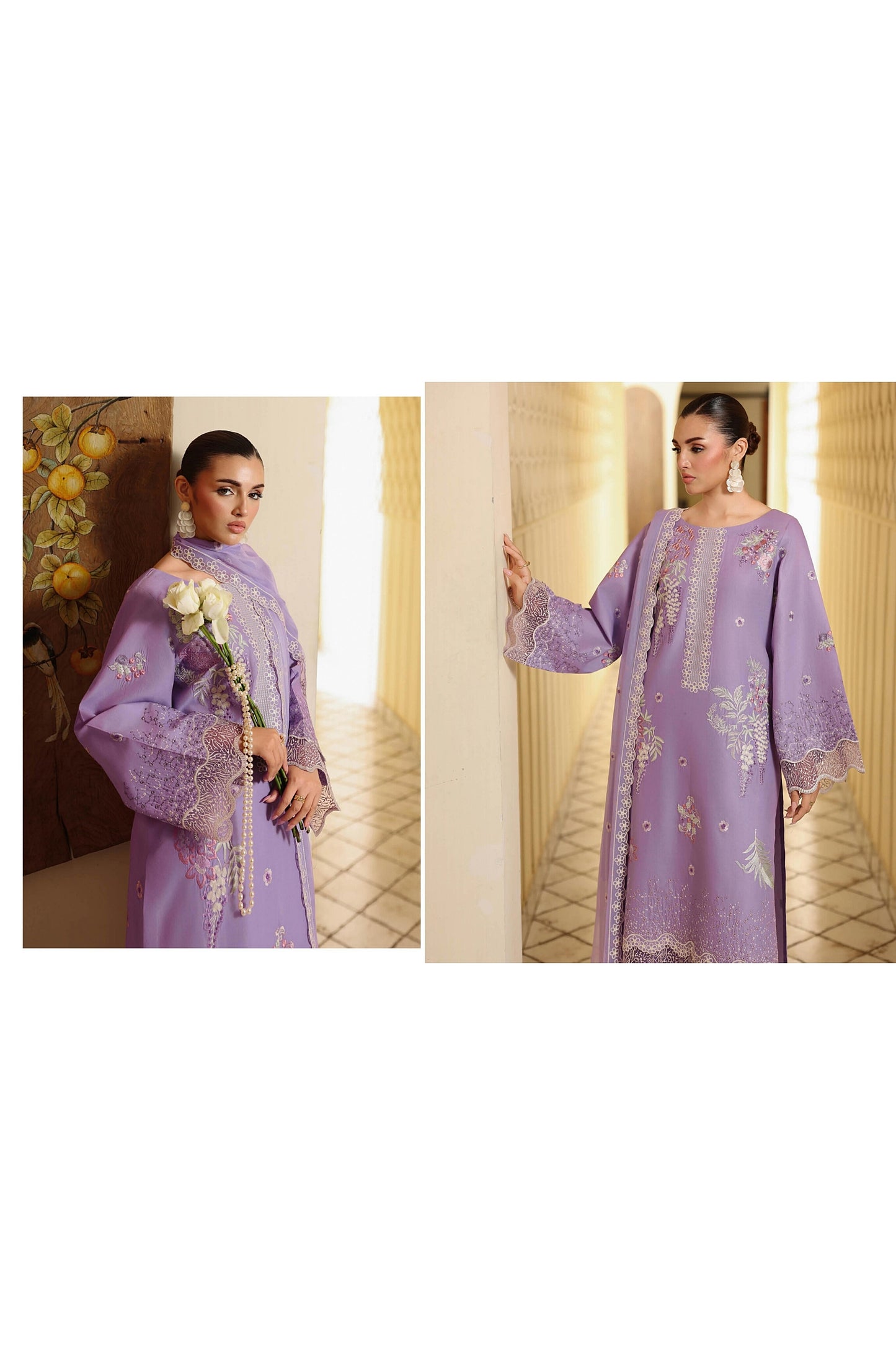 [ SUIT I ] - RAMSHA AFSANAH ROSA ESSENTIAL LAWN EMBROIDERED COLLECTION 2026