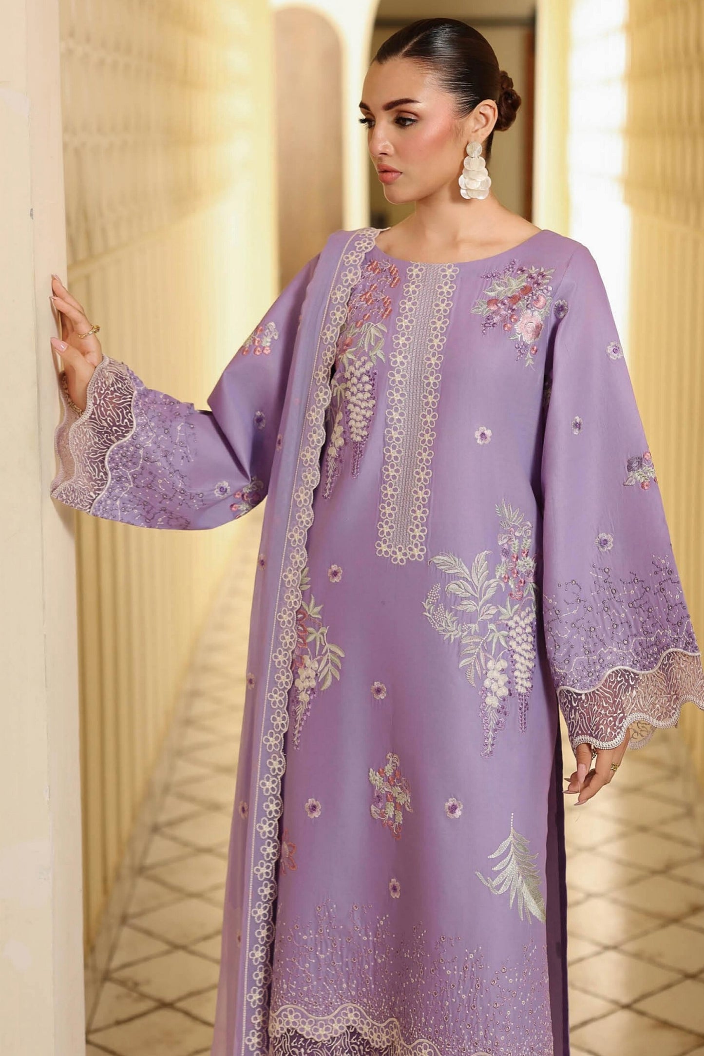 [ SUIT I ] - RAMSHA AFSANAH ROSA ESSENTIAL LAWN EMBROIDERED COLLECTION 2026