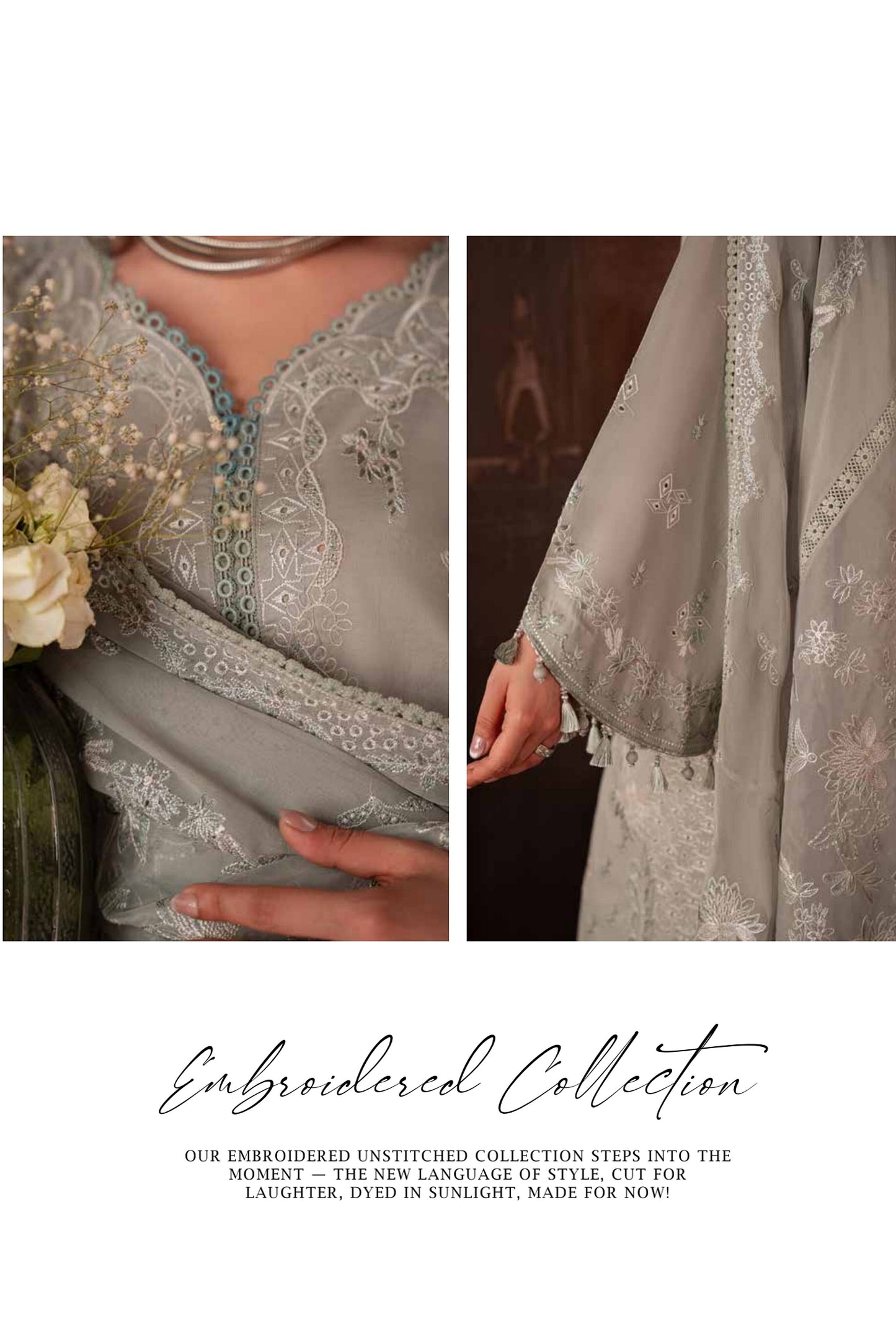 [ SUIT E ] - NUREH FEYA EMBROIDERED LAWN WITH EMBROIDERED CHIFFON DUPATTA COLLECTION 2026