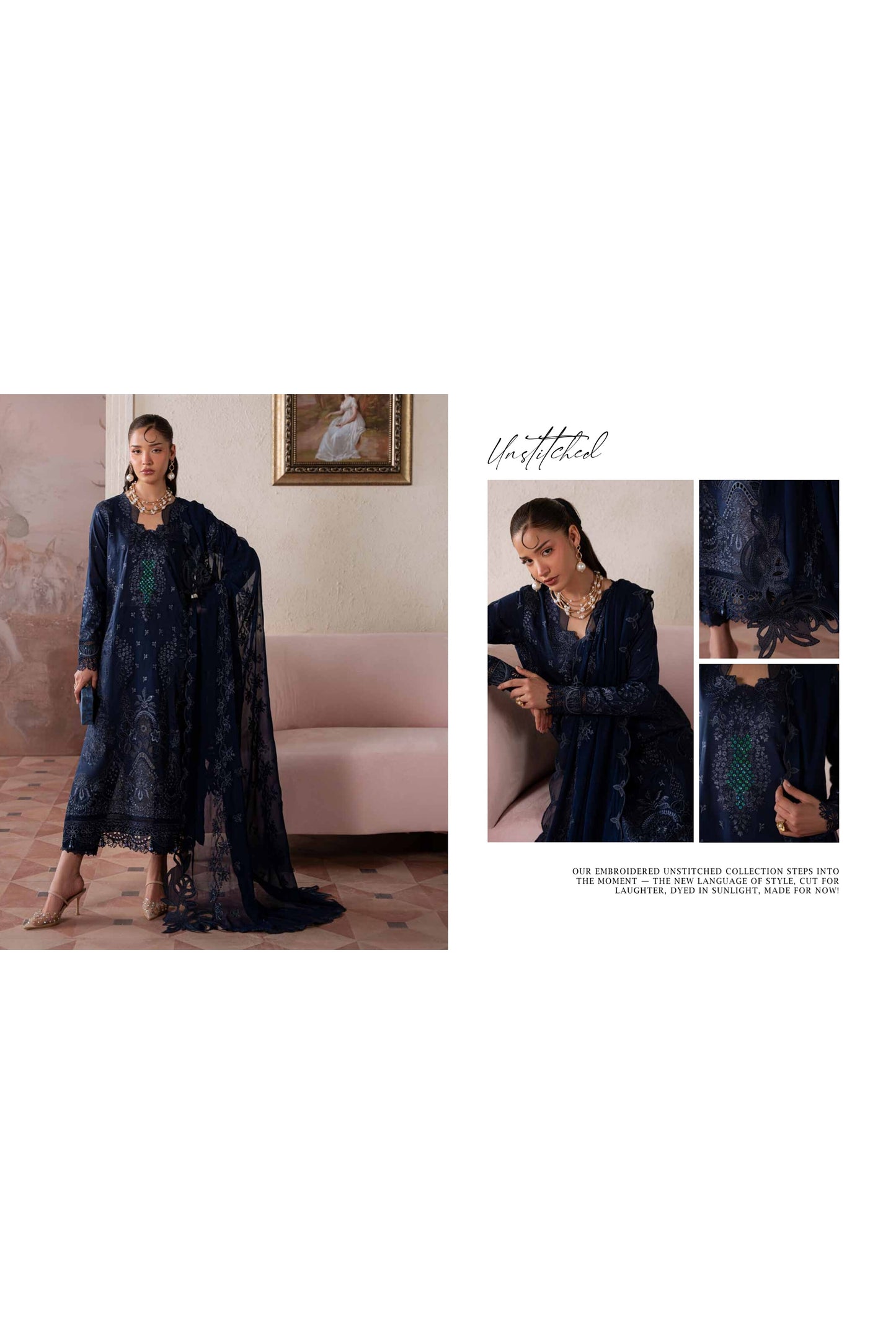 [ SUIT C ] - NUREH FEYA EMBROIDERED LAWN WITH EMBROIDERED CHIFFON DUPATTA COLLECTION 2026