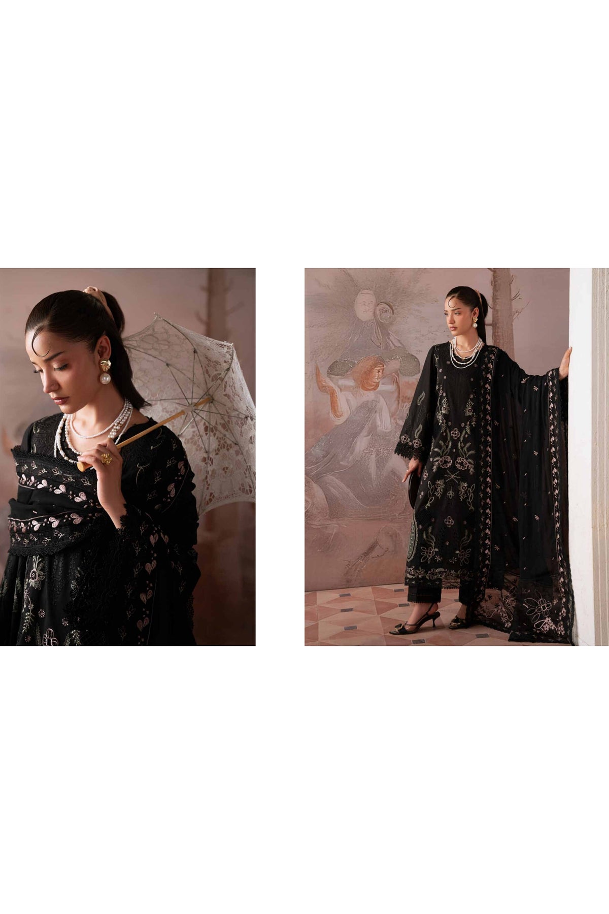 [ SUIT B ] - NUREH FEYA EMBROIDERED LAWN WITH EMBROIDERED CHIFFON DUPATTA COLLECTION 2026