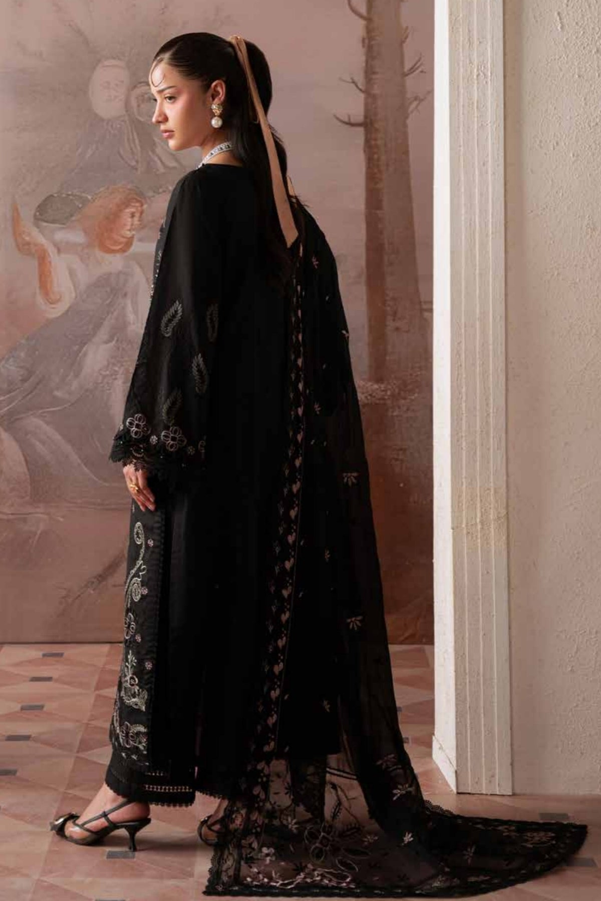 [ SUIT B ] - NUREH FEYA EMBROIDERED LAWN WITH EMBROIDERED CHIFFON DUPATTA COLLECTION 2026