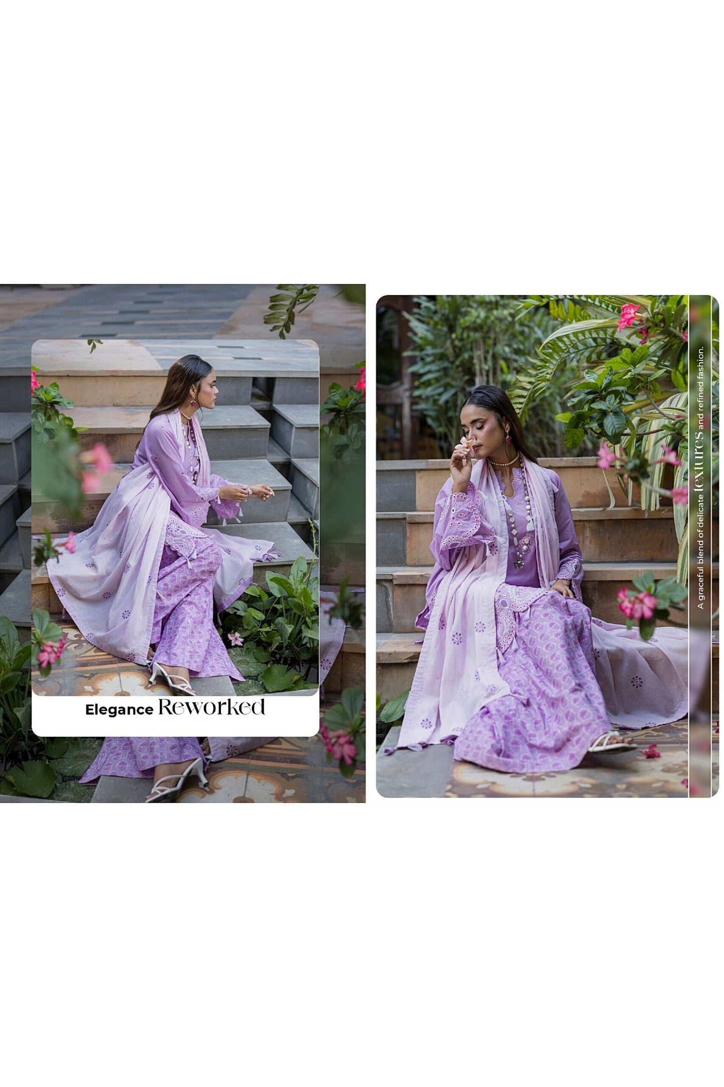 [ SUIT A ] - ZELLBURY CHIKANKARI LAWN EMBROIDERED COLLECTION 2026