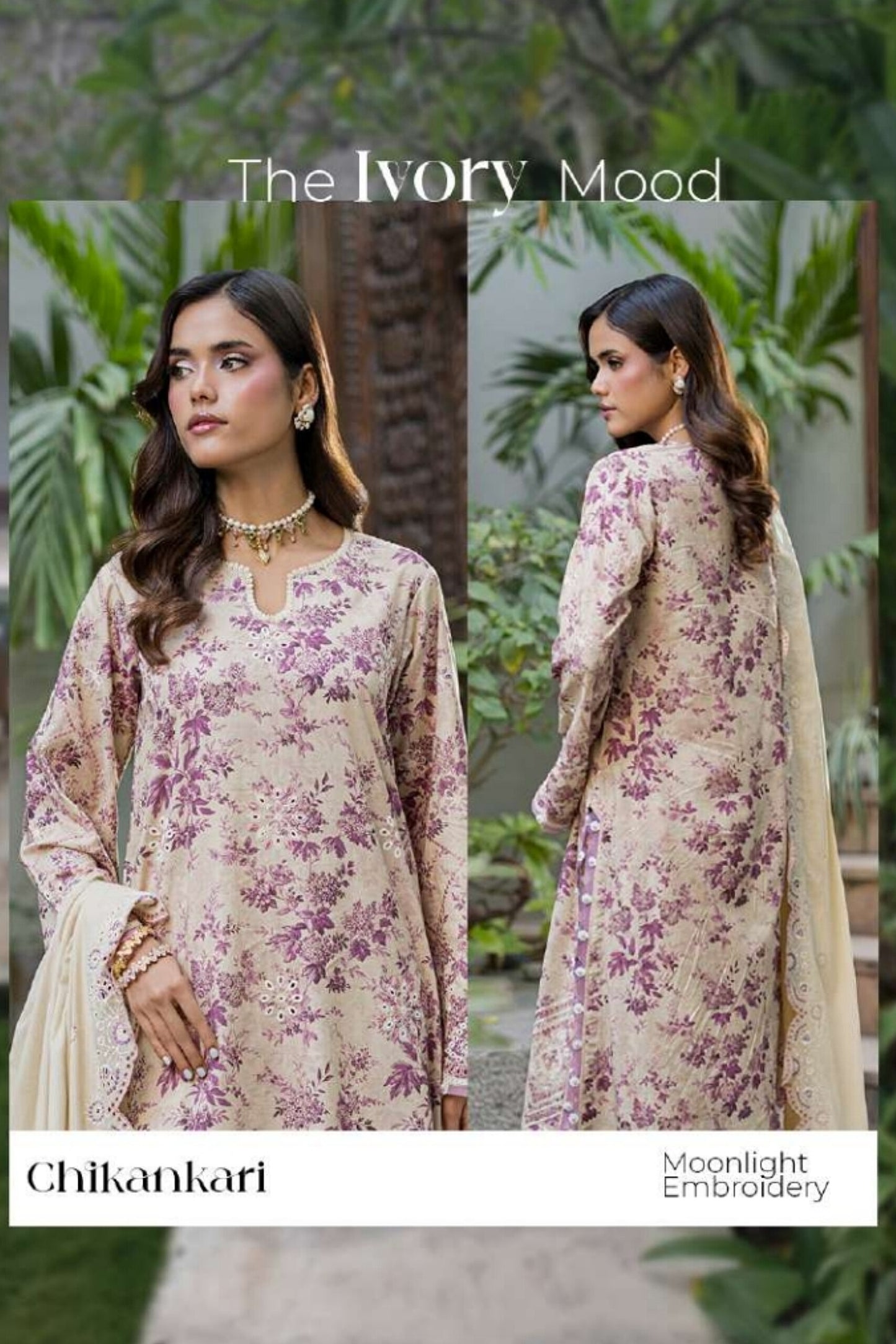 [ SUIT B ] - ZELLBURY CHIKANKARI LAWN EMBROIDERED COLLECTION 2026