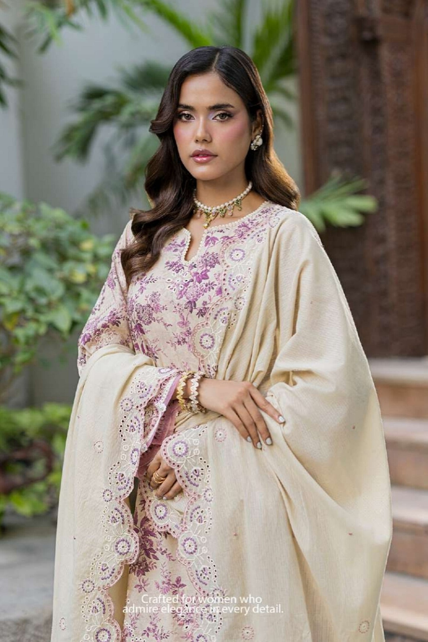[ SUIT B ] - ZELLBURY CHIKANKARI LAWN EMBROIDERED COLLECTION 2026