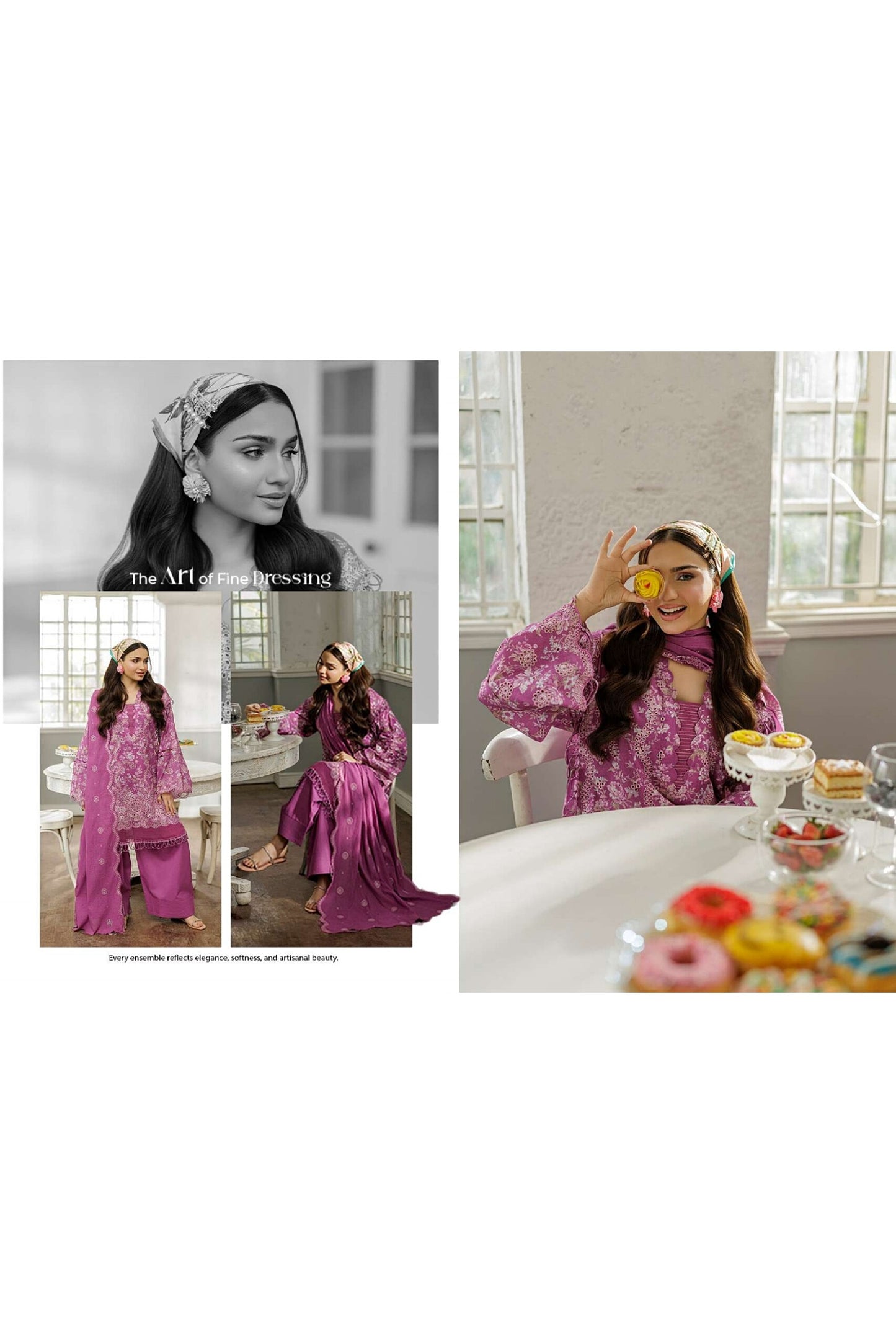 [ SUIT N ] - ZELLBURY CHIKANKARI LAWN EMBROIDERED COLLECTION 2026
