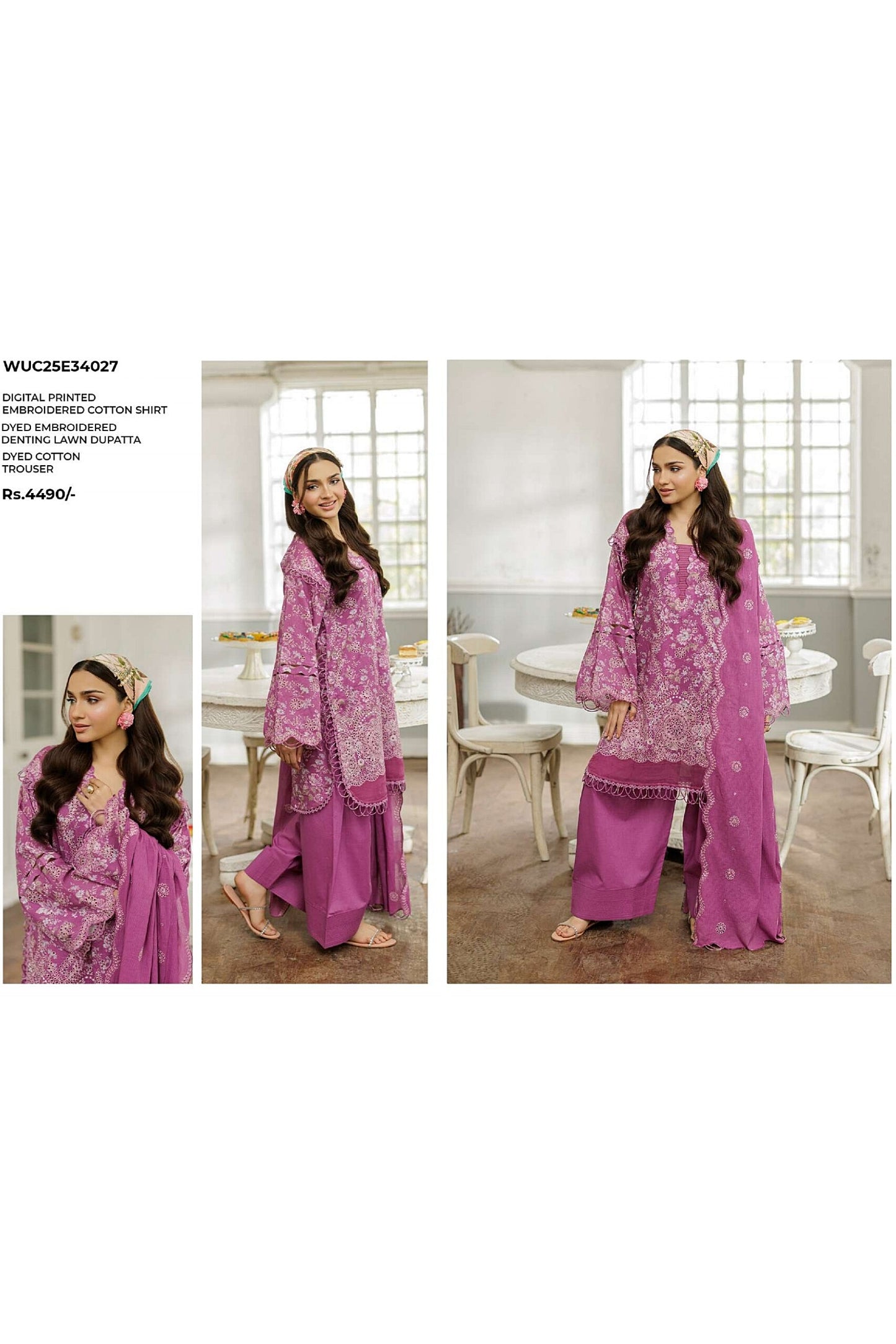 [ SUIT N ] - ZELLBURY CHIKANKARI LAWN EMBROIDERED COLLECTION 2026