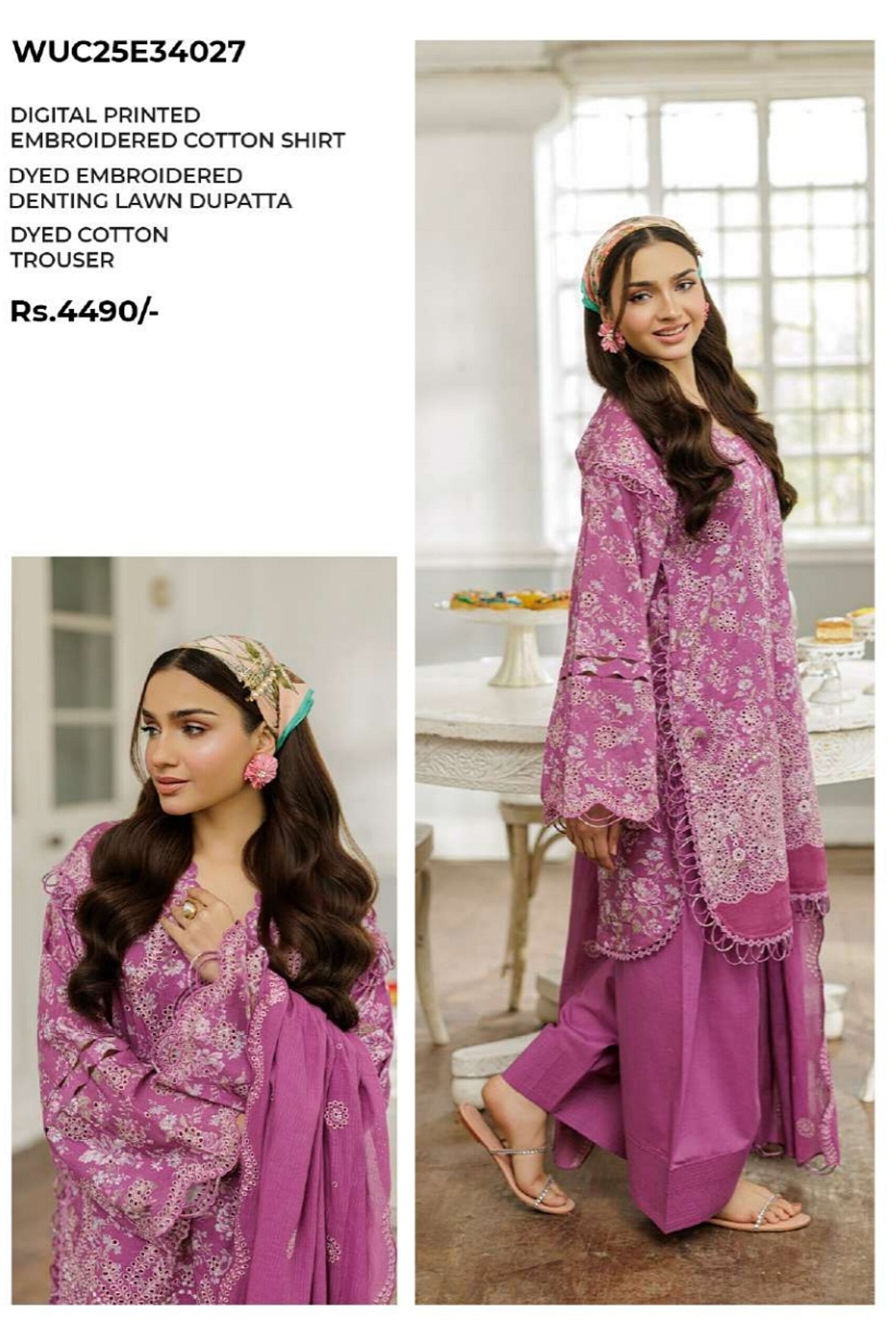 [ SUIT N ] - ZELLBURY CHIKANKARI LAWN EMBROIDERED COLLECTION 2026