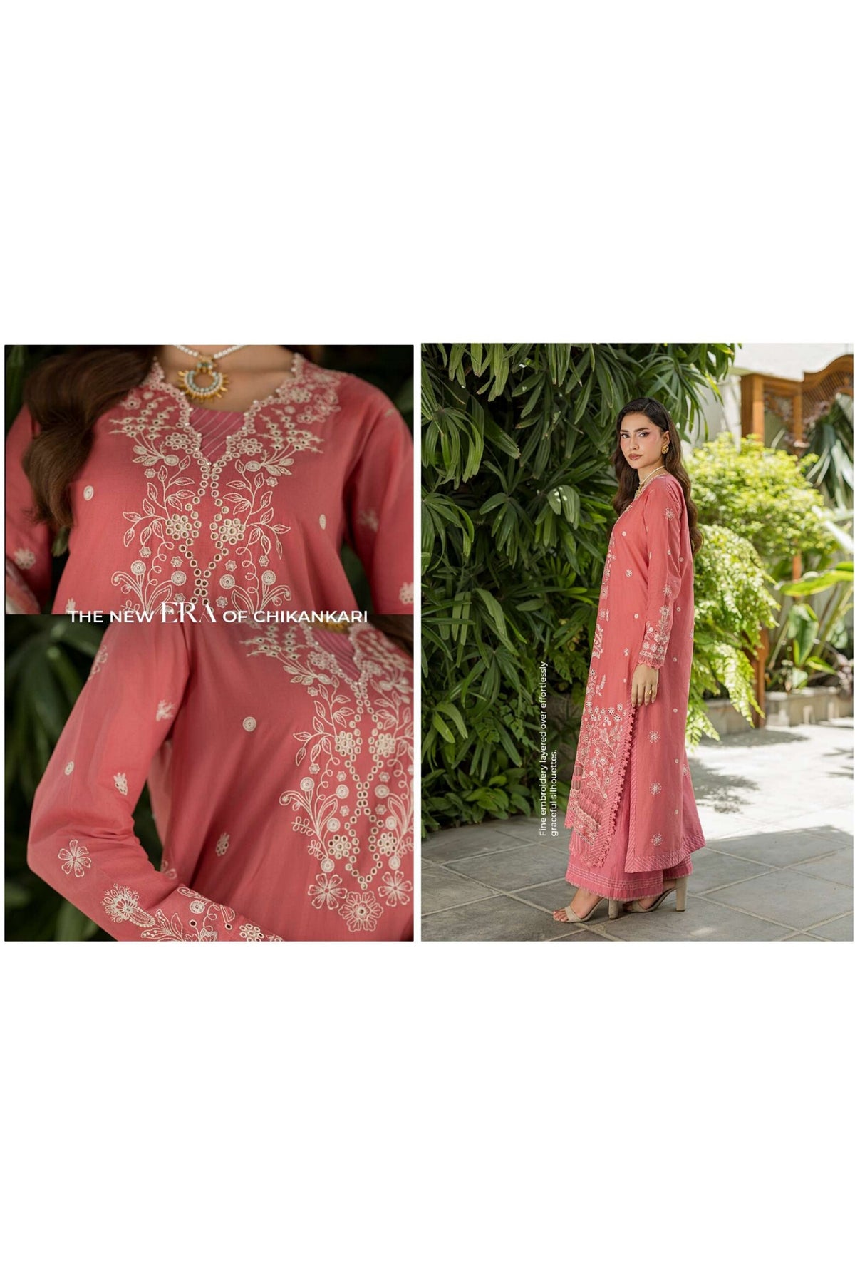 [ SUIT H ] - ZELLBURY CHIKANKARI LAWN EMBROIDERED COLLECTION 2026