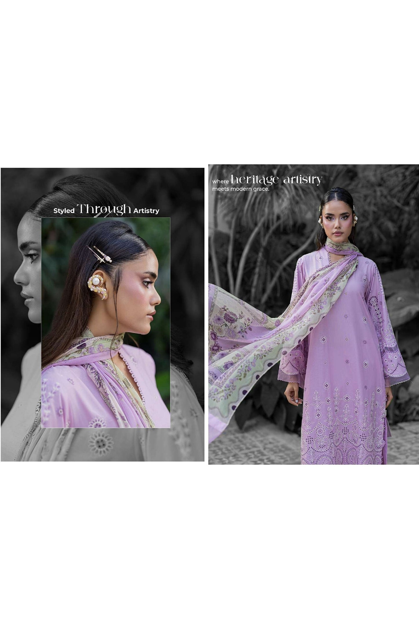 [ SUIT J ] - ZELLBURY CHIKANKARI LAWN EMBROIDERED COLLECTION 2026