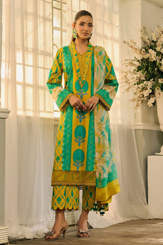 [ SUIT F ] - CHARIZMA C - PRINTS LAWN WITH PRINTED CHIFFON DUPATTA COLLECTION 2026