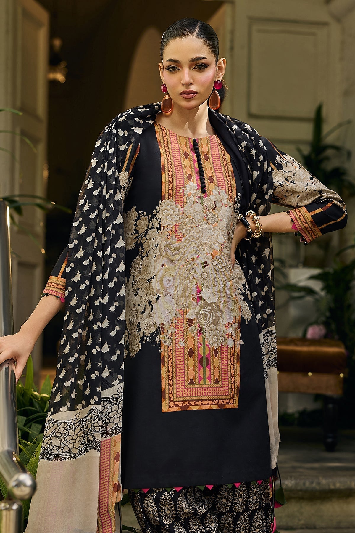 [ SUIT A ] - CHARIZMA C - PRINTS LAWN WITH PRINTED CHIFFON DUPATTA COLLECTION 2026