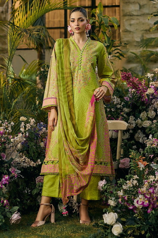[ SUIT B ] - CHARIZMA C - PRINTS LAWN WITH PRINTED CHIFFON DUPATTA COLLECTION 2026
