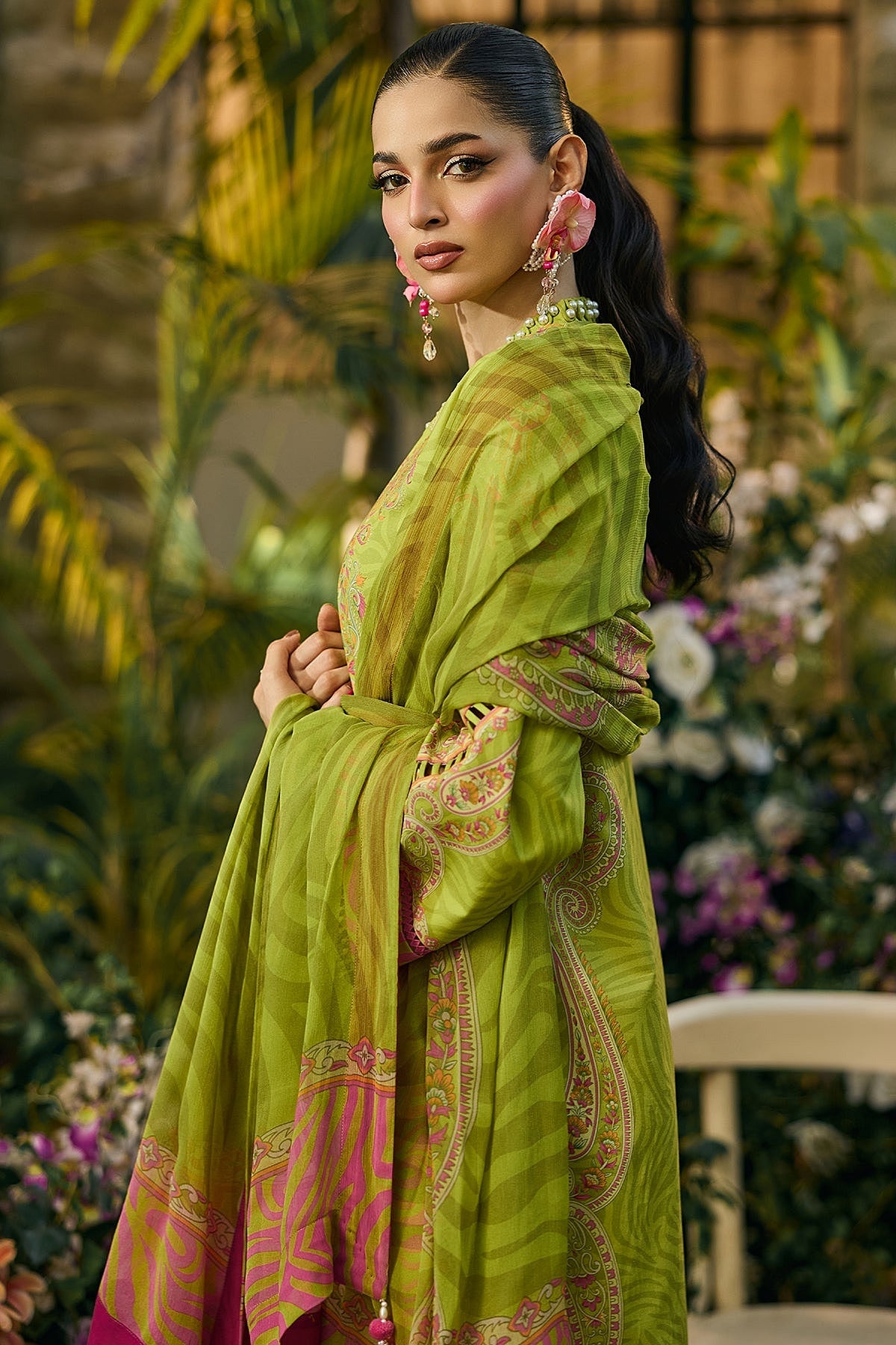 [ SUIT B ] - CHARIZMA C - PRINTS LAWN WITH PRINTED CHIFFON DUPATTA COLLECTION 2026