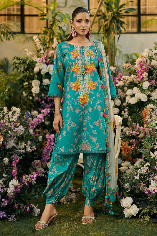 [ SUIT C ] - CHARIZMA C - PRINTS LAWN WITH PRINTED CHIFFON DUPATTA COLLECTION 2026