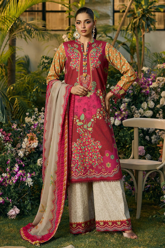 [ SUIT G ] - CHARIZMA C - PRINTS LAWN WITH PRINTED CHIFFON DUPATTA COLLECTION 2026