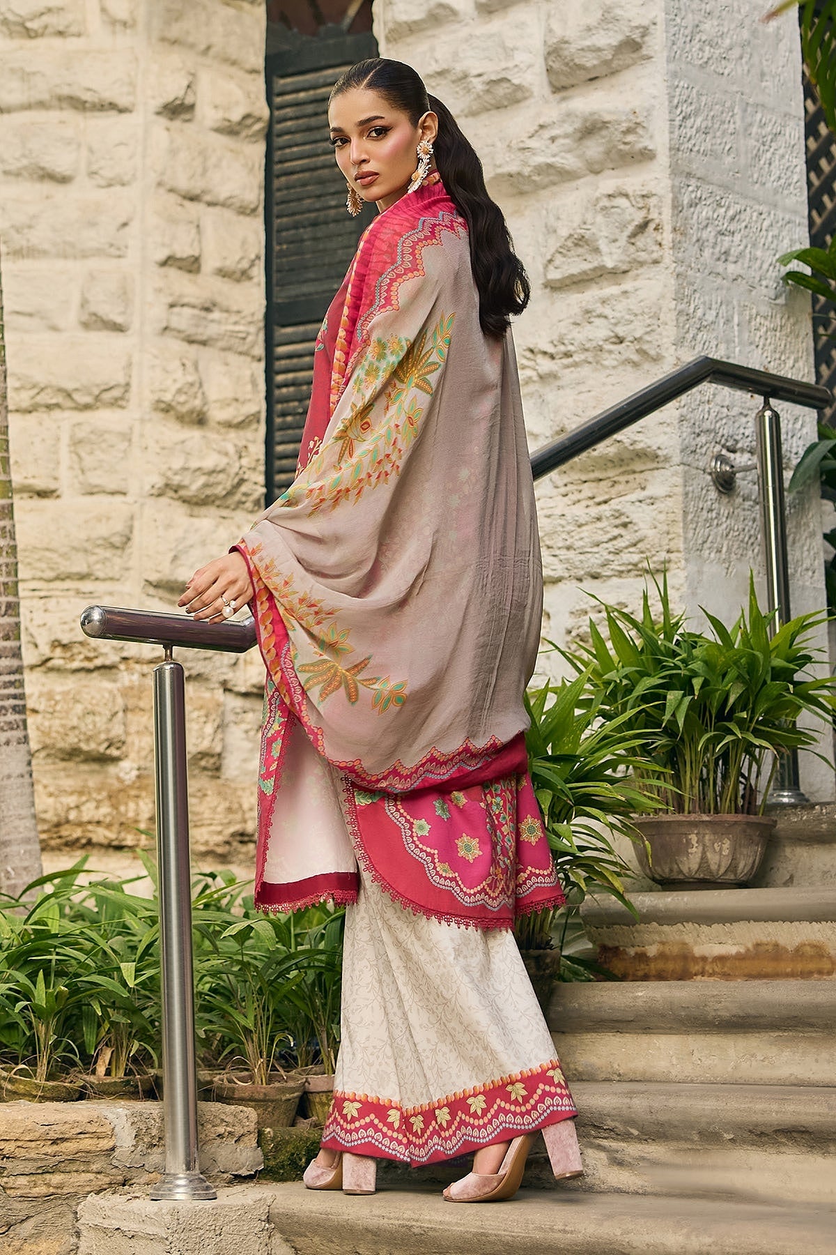 [ SUIT G ] - CHARIZMA C - PRINTS LAWN WITH PRINTED CHIFFON DUPATTA COLLECTION 2026