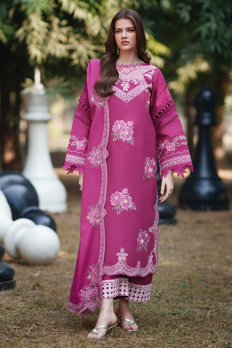 [ SUIT K ] - PARISHAY QUEEN LAWN EMBROIDERED SUITS COLLECTION 2026
