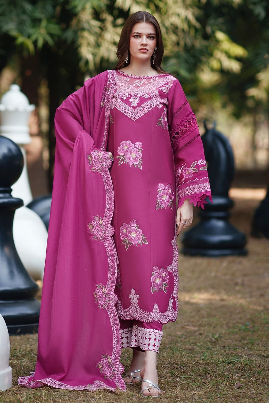 [ SUIT K ] - PARISHAY QUEEN LAWN EMBROIDERED SUITS COLLECTION 2026
