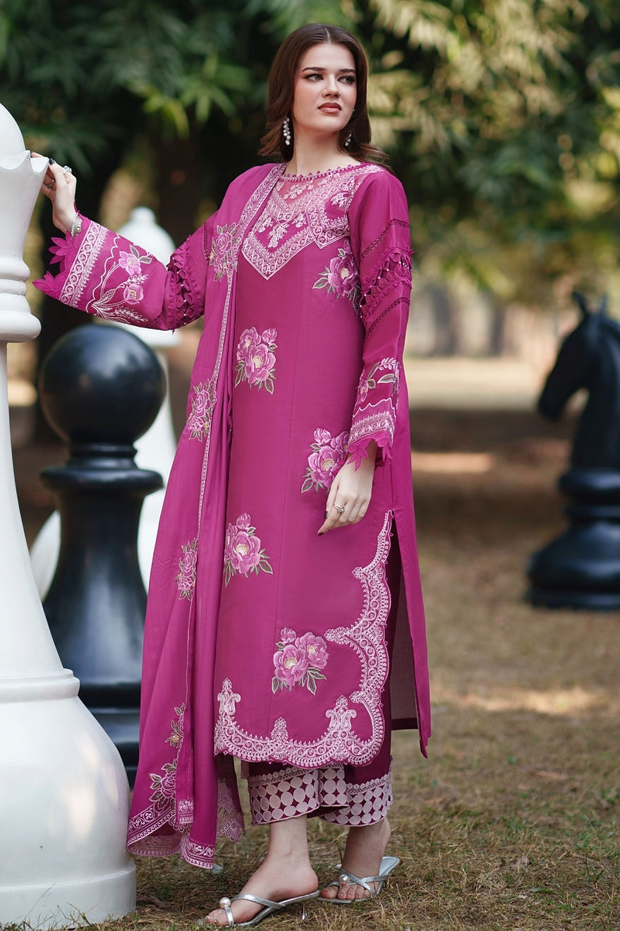 [ SUIT K ] - PARISHAY QUEEN LAWN EMBROIDERED SUITS COLLECTION 2026