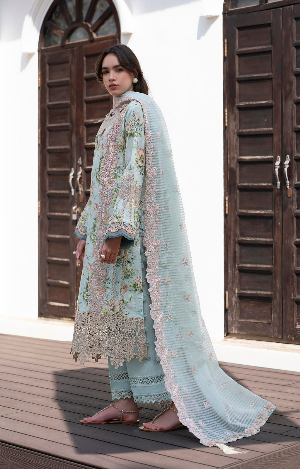 ALIF AJR PRITKARI LAWN EMBROIDERED 2025
