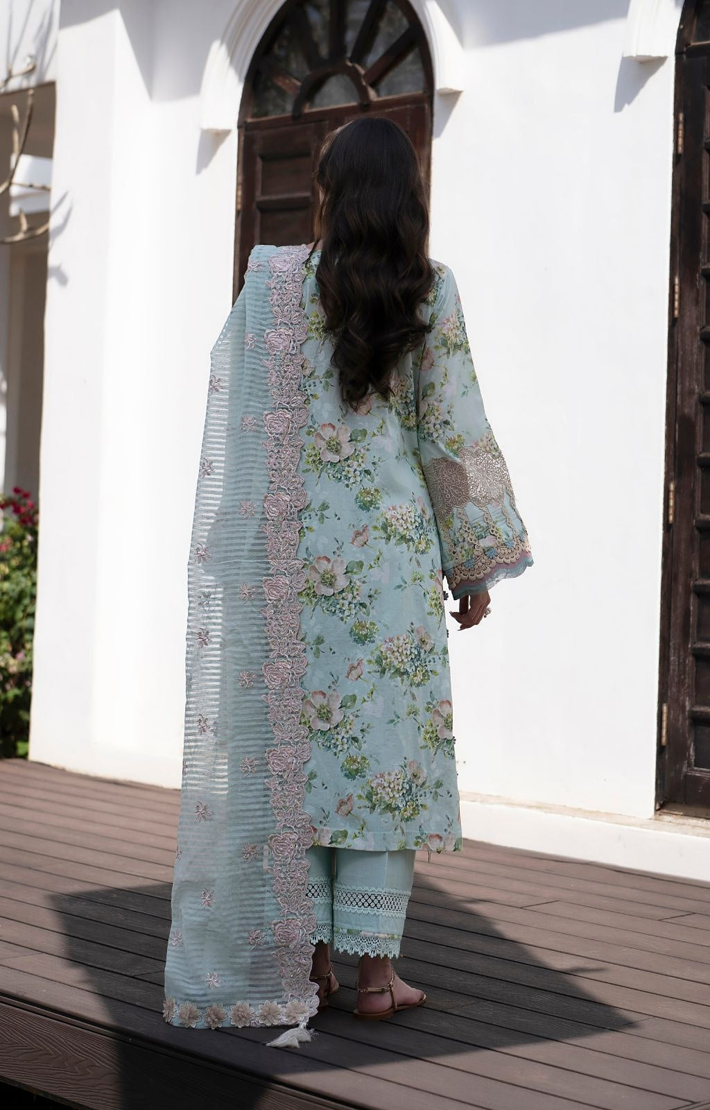 ALIF AJR PRITKARI LAWN EMBROIDERED 2025