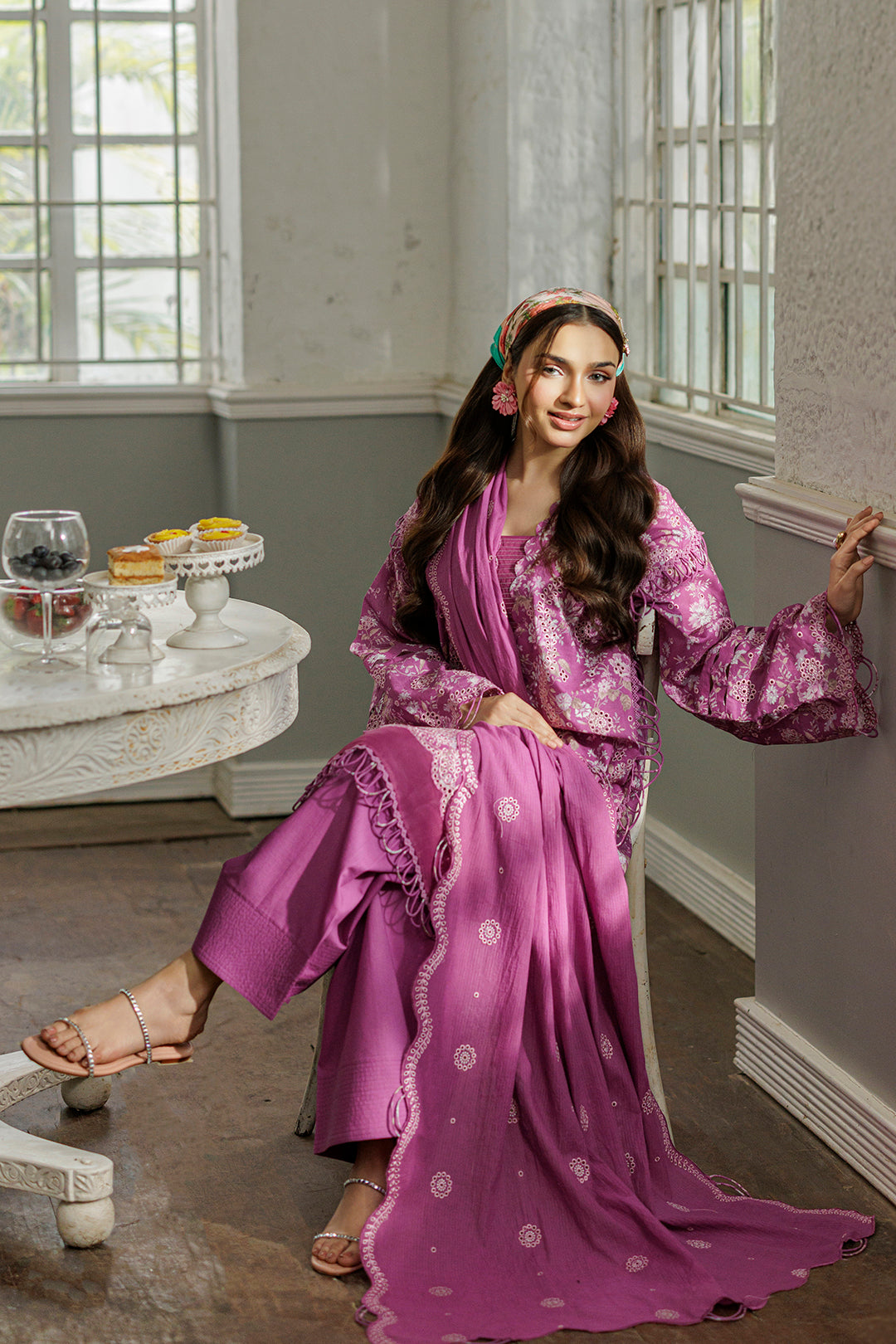 [ SUIT N ] - ZELLBURY CHIKANKARI LAWN EMBROIDERED COLLECTION 2026