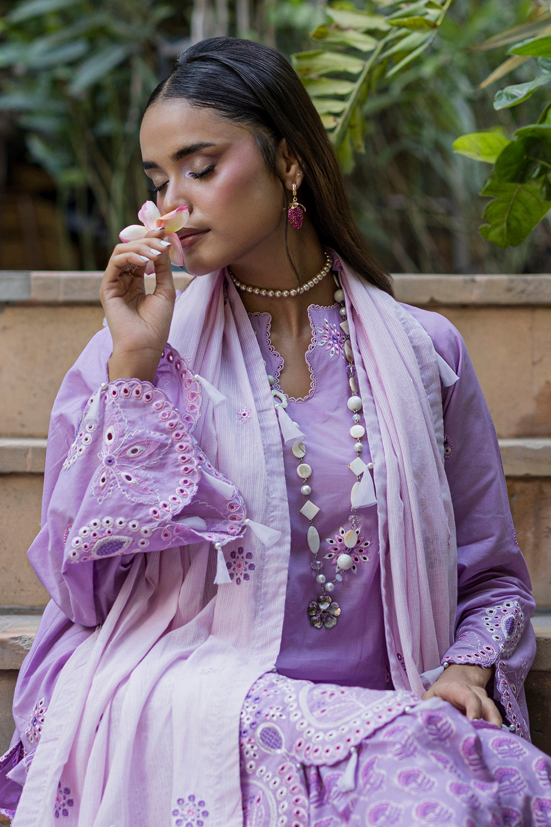 [ SUIT A ] - ZELLBURY CHIKANKARI LAWN EMBROIDERED COLLECTION 2026