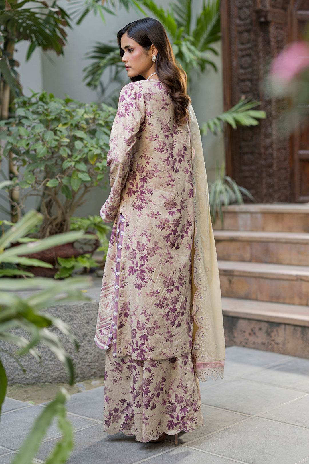 [ SUIT B ] - ZELLBURY CHIKANKARI LAWN EMBROIDERED COLLECTION 2026