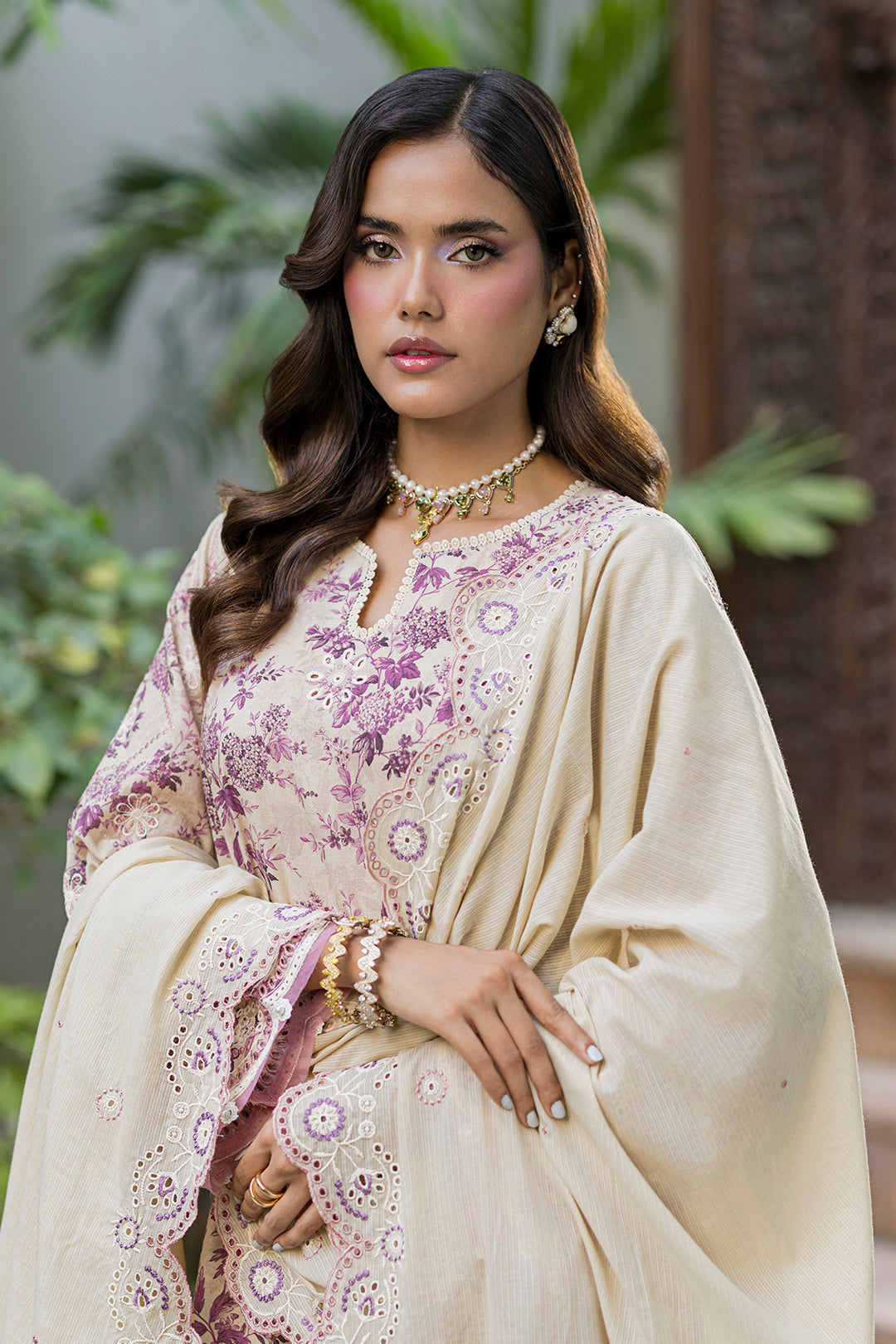 [ SUIT B ] - ZELLBURY CHIKANKARI LAWN EMBROIDERED COLLECTION 2026