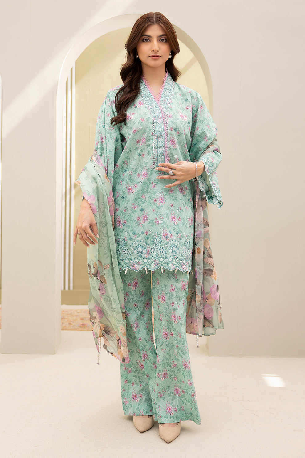 ZELLBURY SIGNATURE LAWN EMBROIDERED 2025