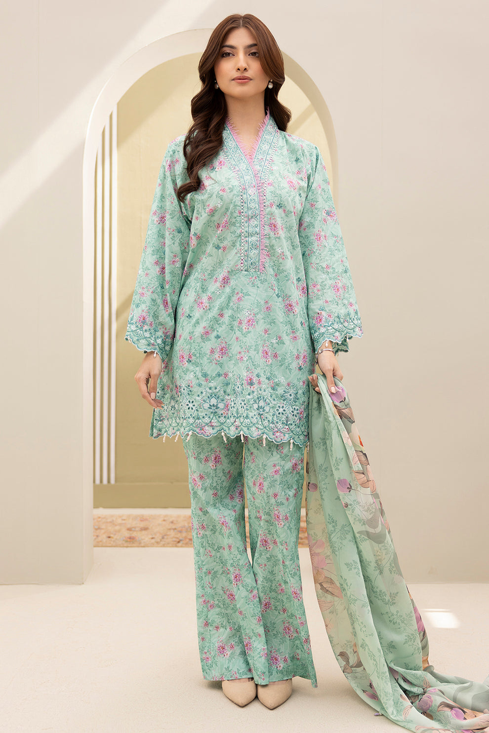ZELLBURY SIGNATURE LAWN EMBROIDERED 2025