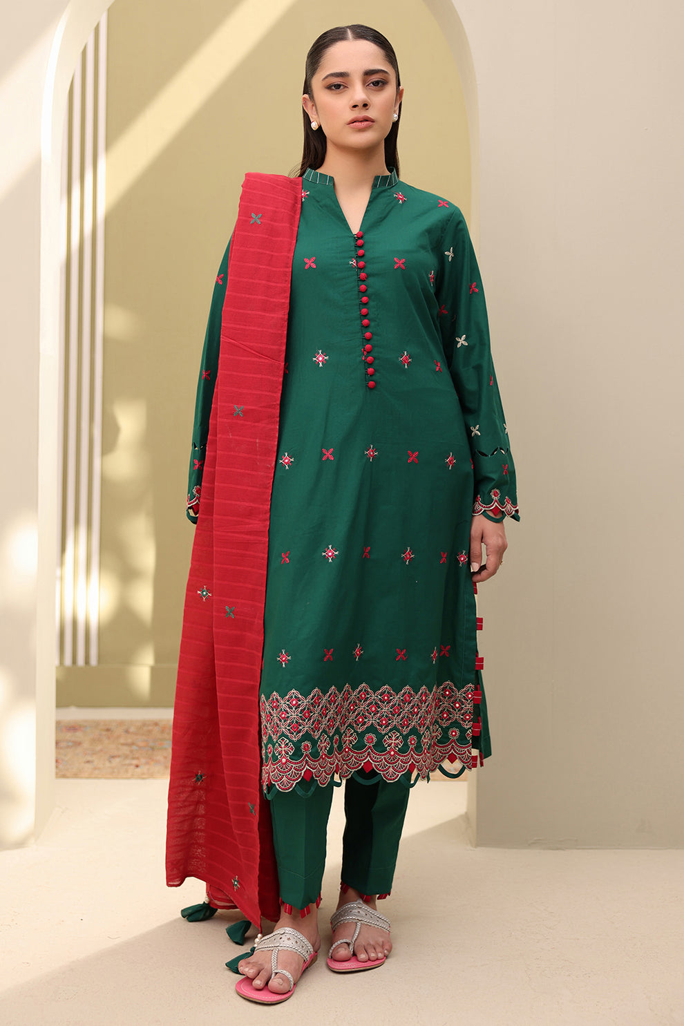 ZELLBURY SIGNATURE LAWN EMBROIDERED 2025