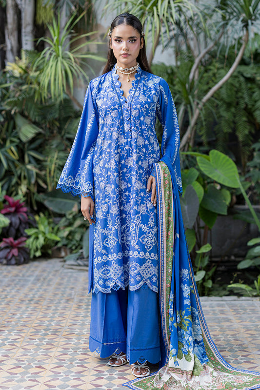 [ SUIT F ] - ZELLBURY CHIKANKARI LAWN EMBROIDERED COLLECTION 2026