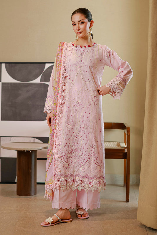 [ SUIT E ] - ZELLBURY CHIKANKARI LAWN EMBROIDERED COLLECTION 2026