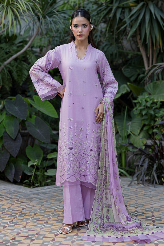 [ SUIT J ] - ZELLBURY CHIKANKARI LAWN EMBROIDERED COLLECTION 2026