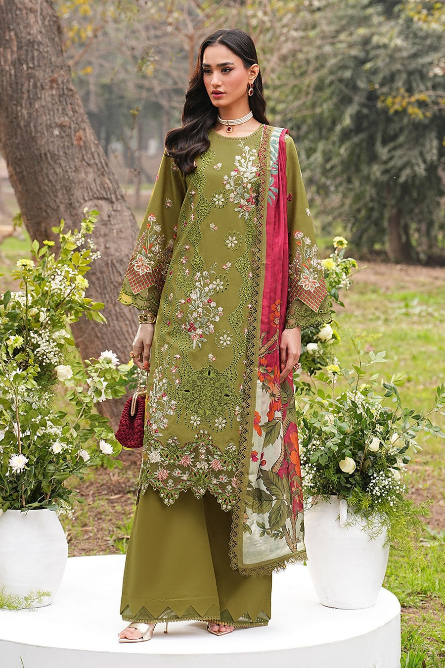 [ SUIT H ] - RAMSHA GHAZAL LUXURY LAWN VOL 6 COLLECTION 2026