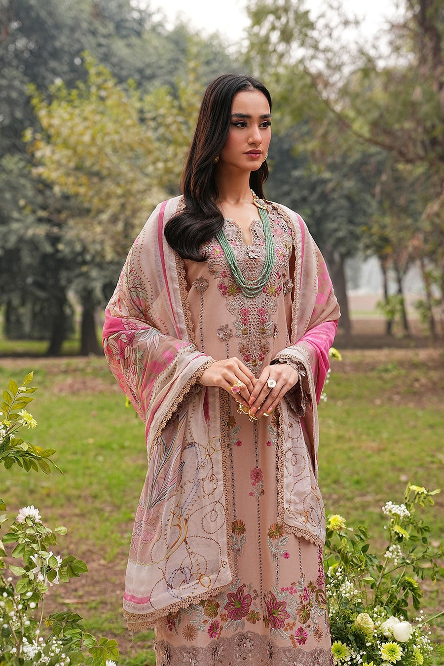 [ SUIT G ] - RAMSHA GHAZAL LUXURY LAWN VOL 6 COLLECTION 2026