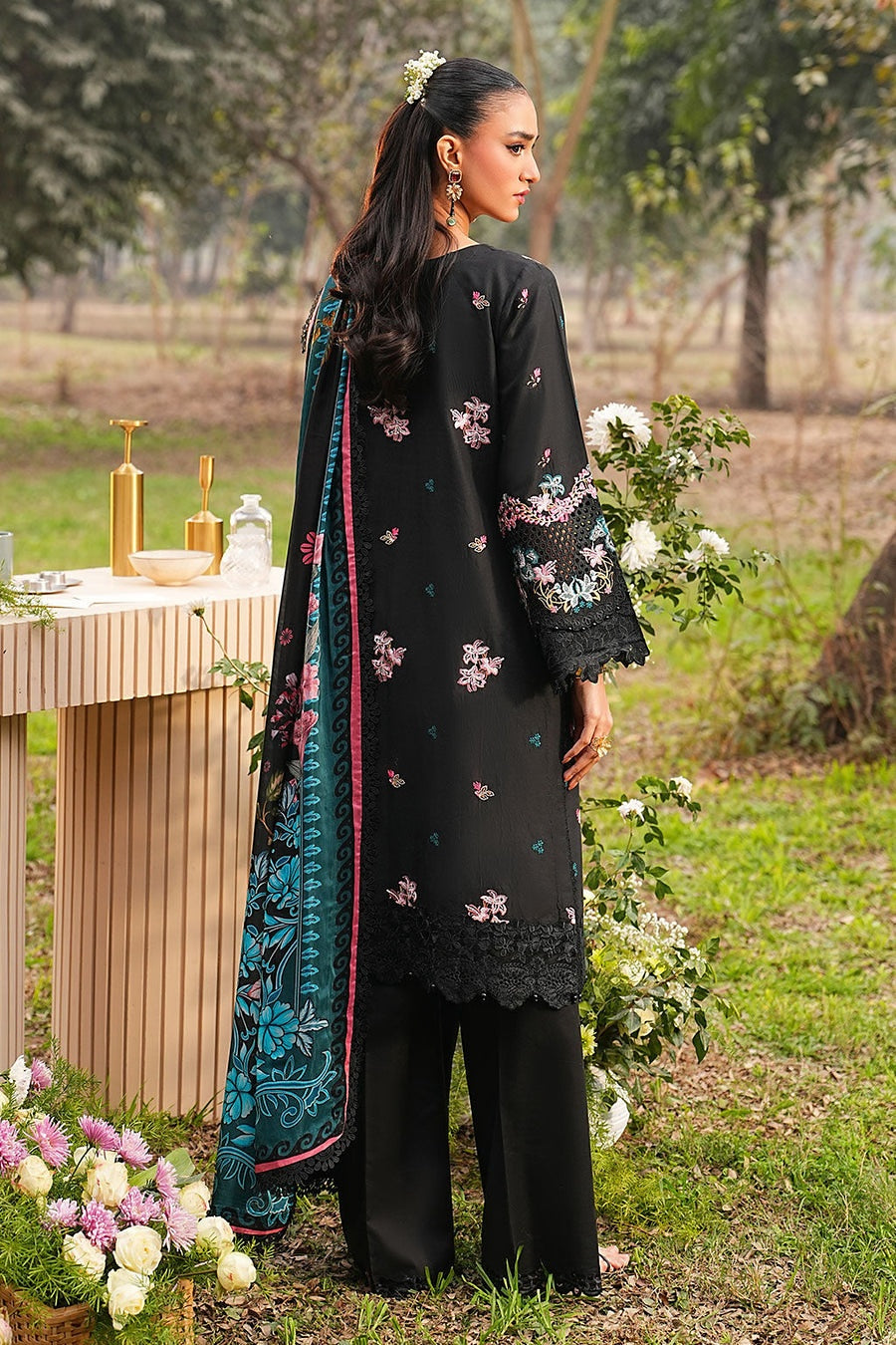 [ SUIT F ] - RAMSHA GHAZAL LUXURY LAWN VOL 6 COLLECTION 2026