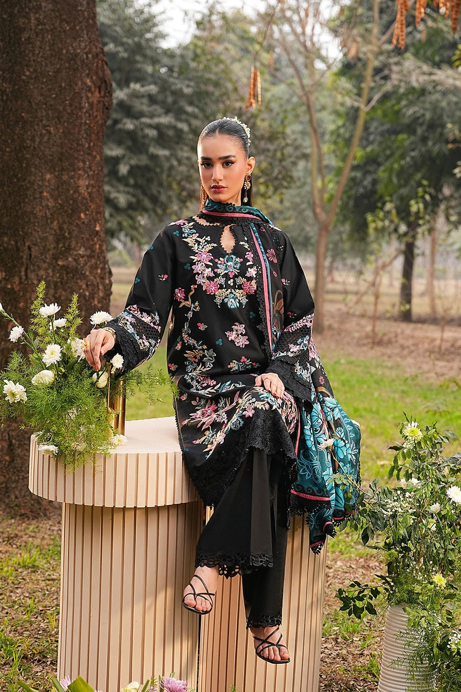 [ SUIT F ] - RAMSHA GHAZAL LUXURY LAWN VOL 6 COLLECTION 2026