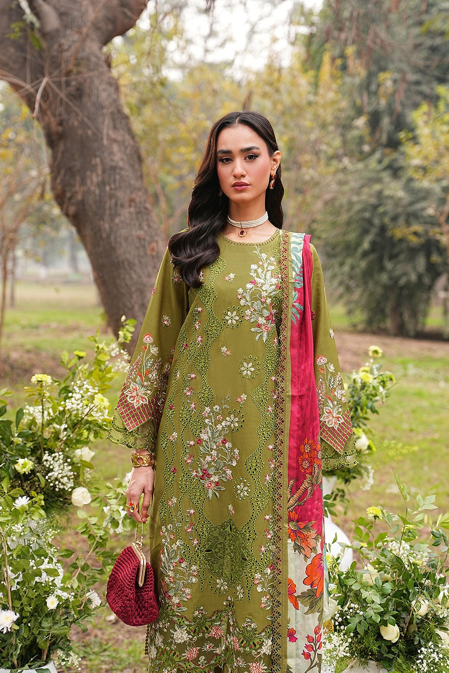 [ SUIT H ] - RAMSHA GHAZAL LUXURY LAWN VOL 6 COLLECTION 2026