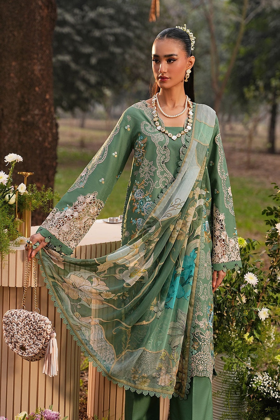 [ SUIT E ] - RAMSHA GHAZAL LUXURY LAWN VOL 6 COLLECTION 2026