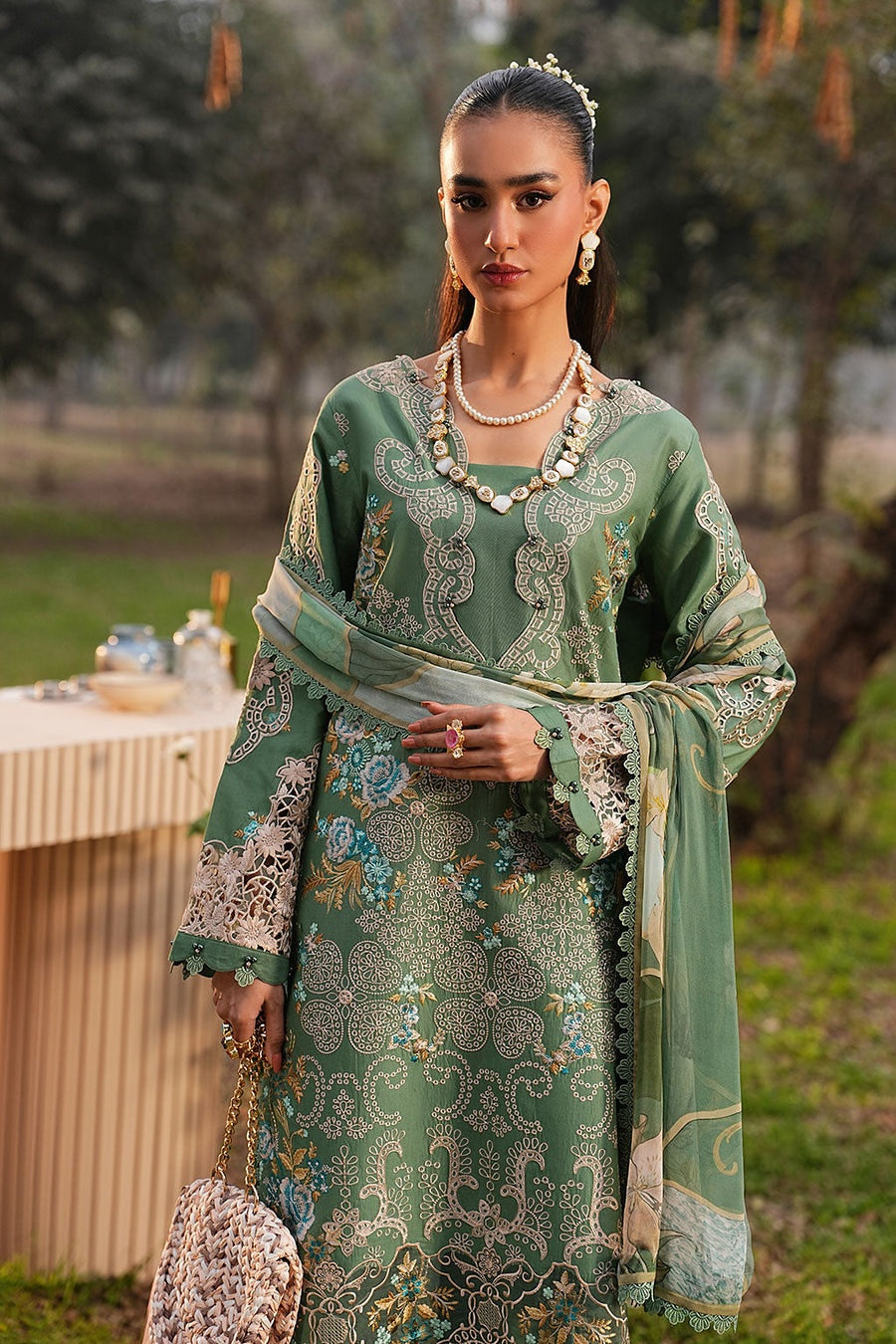 [ SUIT E ] - RAMSHA GHAZAL LUXURY LAWN VOL 6 COLLECTION 2026