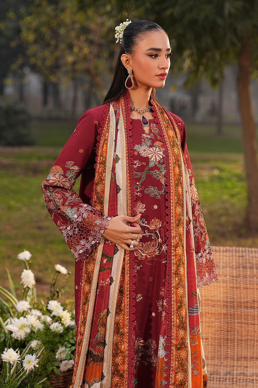 [ SUIT B ] - RAMSHA GHAZAL LUXURY LAWN VOL 6 COLLECTION 2026
